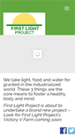 Mobile Screenshot of firstlightproject.org